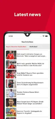 Bayern München Fan android App screenshot 1